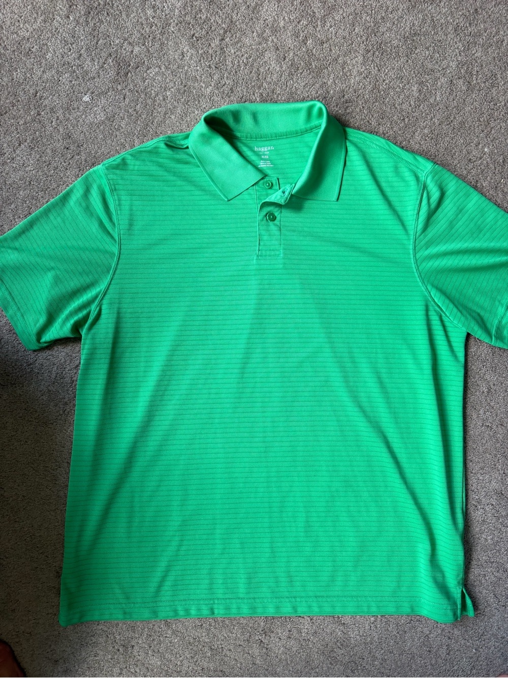 Haggar Green Men's Polo Shirt